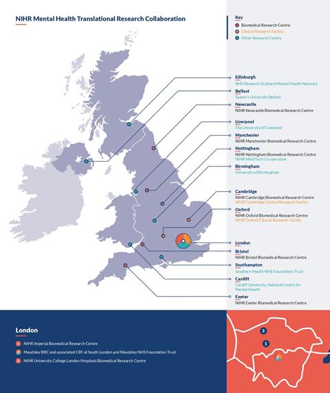 NIHR Mental Health Mission on the OH BRC web