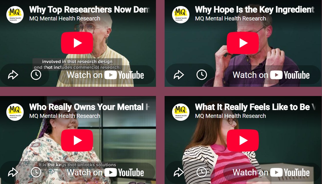 New videos highlight the value of public involvement in mental health research